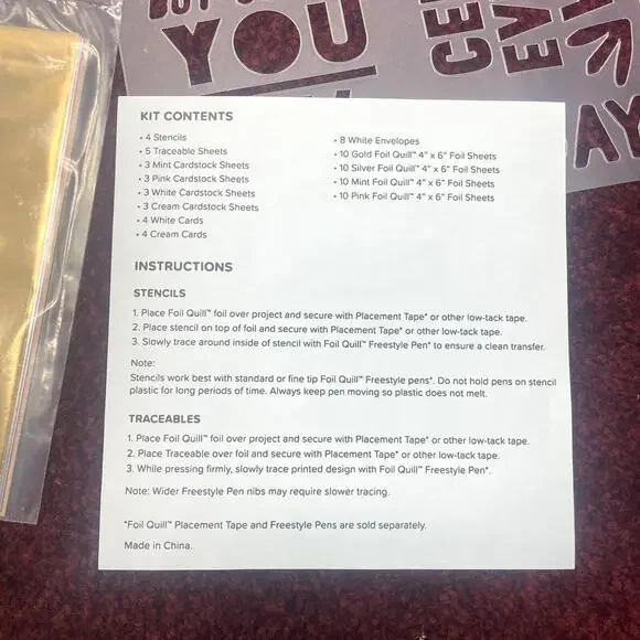 Lot American Kingston Crafts Card Making Kits Stencils Stamps Dies MIXED Sets - Picture 7 of 9